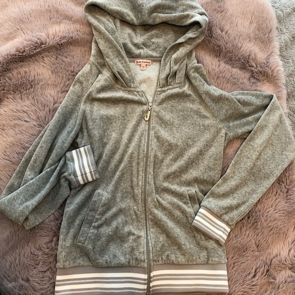 Juicy couture velour track jacket
